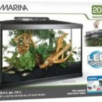 Oferton: Marina – Kit de Acuario con Iluminación LED, Vidrio, Transparente, 20G, 75 L, 61.4 x 32.2 x 41.9 cm