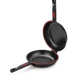 Oferton: BRA Dupla Premiere Sartén Doble para Tortilla de Patatas, 24 cm de Diámetro, Aluminio Fundido, Triple Capa Antiadherente, 100% sin PFOA, Para todo Tipo de Cocinas