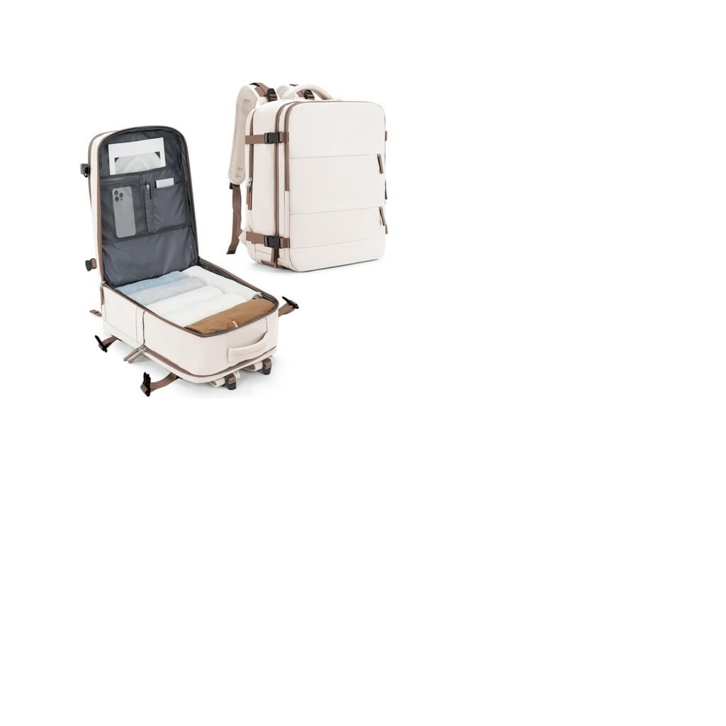 Oferton: SZLX mochila de viaje para mujer, mochila de transporte, mochila de senderismo, mochila impermeable para deporte al aire libre, mochila informal para la escuela, bolsa para computadora portátil