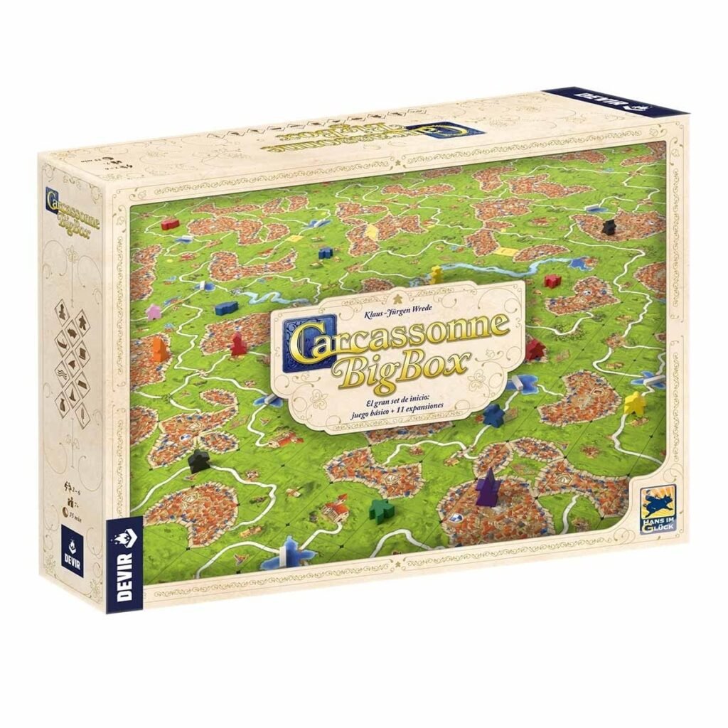 Oferton: Devir – Carcassonne Big Box, Carcassonne Plus, Juego de Mesa Completo + 11 Expansiones, para 7 años, Amigos (BGCARPLUS3)