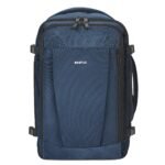 Oferton: ECOHUB 30L Mochila 45x36x20 Easyjet, Mochila Viaje Cabina Avion con 13 Bolisillos, Debajo del Asiento Mochila Equipaje de Mano, Pet Reciclada Bolsa de Viaje Hombre Mujer, Patentado(Azul)