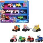Oferton: PATRULLA CANINA – LA SUPERPELÍCULA – Pack Patrulla Canina 7 Figuras de los Pup Squad Racers – con un Coche de Juguete Inédito de Liberty Patrulla Canina – 6067861 – Juguetes Niños 3 Años +