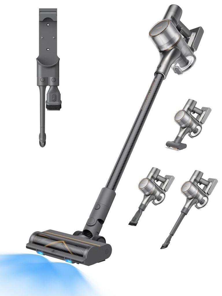 Oferton: dreame R20 Aspirapolvere senza fili, Aspirazione Potente 190AW, Autonomia 90min, Individuazione Sporco, Schermo LED, Luci LED Blu, Anti-Groviglio, Pulizia Casa, Peli di Animali Domestici, Tappeti