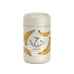 Oferton: Suavinex, Termo Papillero para Bebé. Termo de Acero Inoxidable con Cierre Hermético. Para Comidas Calientes y Frías. 400 ml. Diseño Plátano, Color Gris