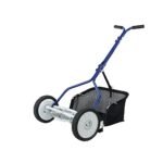 Oferton: Amazon Basics – Cortacésped de empuje, 5 Unidad, 45.7 cm-cuchillas con recogedor de hierba ancho de corte, recolector de hojas, azul
