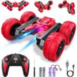 Oferton: NorthBeland Coche Teledirigido, 4×4 Coche Acrobático Teledirigido, Coches Teledirigidos para Niños, Juguete Niño Regalo 3 4 5 6 7 8 9 años Niña, Voltear 360 con Luces LED y Música