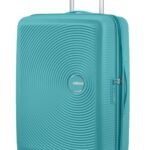 Oferton: American Tourister Funda expandible Soundbox – Spinner M, 67 cm, 81 L, Turquesa (Turquesa Tónica)