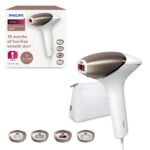 Oferton: Philips Serie 8000, Depiladora Luz Pulsada Lumea, IPL, Piel Suave Desde Casa, Con Funda, Accesorios para el Cuerpo, Cara, Bikini y Axilas, Alternativa a Depilación Láser. BRI948/00