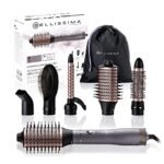 Oferton: Bellissima Ceramic & Argan Oil 6en1, Cepillo de Aire Caliente, Moldeador, 6 Accesorios, Tecnología Ion, Cepillos Recubiertos de Cerámica y Aceite de Argán, Seca y Aporta Volumen, Golpe Aire Frío