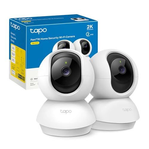 Oferton: Tapo TP-Link C210(2-Pack) – Cámara IP WiFi 360° Cámara de Vigilancia 2K (3MP),Visión Nocturna Admite Tarjeta SD hasta 512 GB, Detección de Movimiento, Control Remoto, Compatible con Alexa