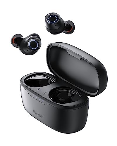 Oferton: Baseus Auriculares Inalambricos Bluetooth 5.3 con Cancelación Ruido Activa Híbrida -48dB, 140H de Reproducción, Resistente al Agua IPX6, 4 Micrófonos ENC, Baja Latencia 0,038s – Bowie MA10