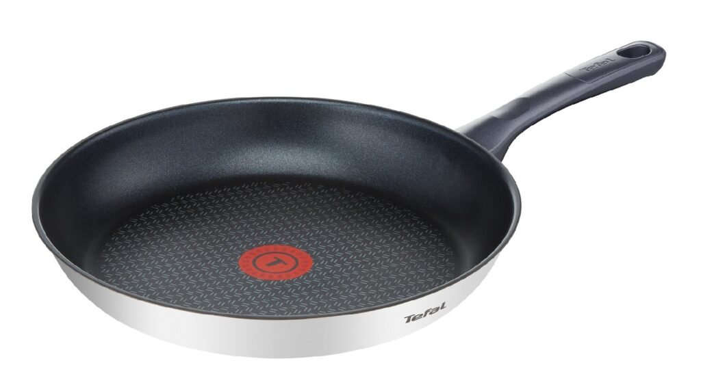 Oferton: Tefal Daily Cook – revestimiento resistente, duradero y seguro, Thermo-Signal, mango ergonómico antiquemaduras, sin PFOA, plomo ni cadmio, Inox, Sartén baja de 24 cm