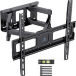 Oferton: PERLESMITH Soporte TV Pared Articulado Inclinable Y Giratorio – Soporte TV para 26-65 Pulgadas Pantallas – MAX VESA 400x400mm, para Soportar 45kg