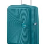 Oferton: American Tourister Soundbox – Equipaje de mano ampliable Spinner S, 55 cm, 41 L, Verde (Verde Jade)