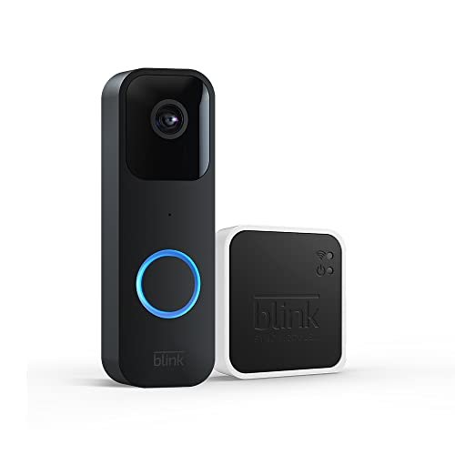 Oferton: Blink Videotimbre (Video Doorbell) + Sync Module 2 | Gran autonomía, audio bidireccional, fácil de instalar, vídeo HD, detección de movimiento, notificaciones de la app, compatible con Alexa (negro)