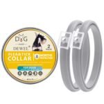 Oferton: DEWEL Set de 2 Collar contra Pulgas y Garrapatas, Collar Antipulgas Impermeable y Ajustable para Perros y Gatos, 63,5 cm para Mascotas Pequeñas Medianas y Grandes, 2 PCS