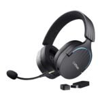 Oferton: Trust Gaming GXT 491 Fayzo Cascos Gaming Inalámbricos Bluetooth + 2.4 GHz, 7.1 Sonido Envolvente, Batería de 22 Horas, Auriculares Inalámbricos RGB Over-Ear PC PS5 PS4 Switch – Negro