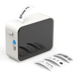 Oferton: Pristar P15 Etiquetadora Mini Impresora de Etiquetas Portátil Térmica, Adhesivas Label Maker Compatible con iOS y Android, para la Escuela de la Oficina en Casa, Beige