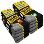 Oferton: SOXCO 10 Pares Calcetines de Trabajo Hombre WORK Socks