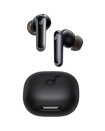 Oferton: Soundcore de Anker P40i Auriculares Inalámbricos Bluetooth con Cancelación de Ruido Adaptativa al Entorno, Graves Intensos, 60 Horas, Soporte para teléfono, IPX5, Carga Inalámbrica, Bluetooth 5.3