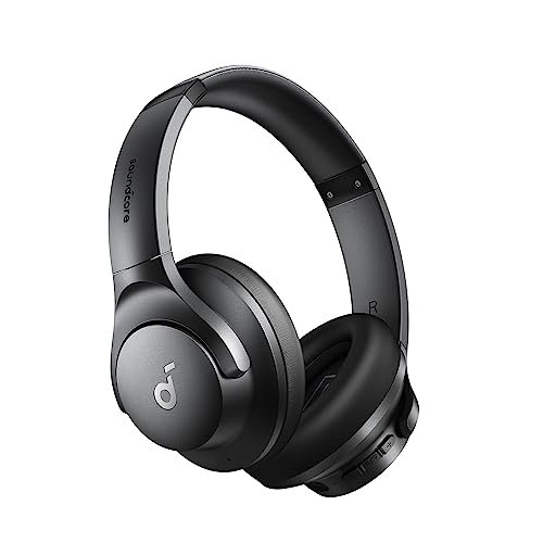 Oferton: Soundcore Q20i Cascos Inalámbricos Bluetooth con Cancelación de Ruido Activa Híbrida by Anker, Reproducción ANC 40 Horas, Hi-Res Audio, Personalización vía App, Modo Transparencia, Graves Profundos