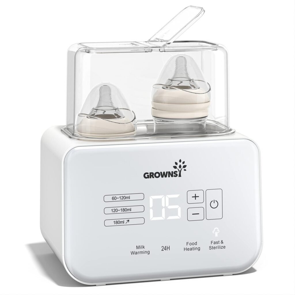 Oferton: Calienta Biberones | Esterilizador Biberones | Calentador rápido de alimentos para bebés 8-en-1 y descongelador Calentador pantalla LCD Control preciso de temperatura para leche materna
