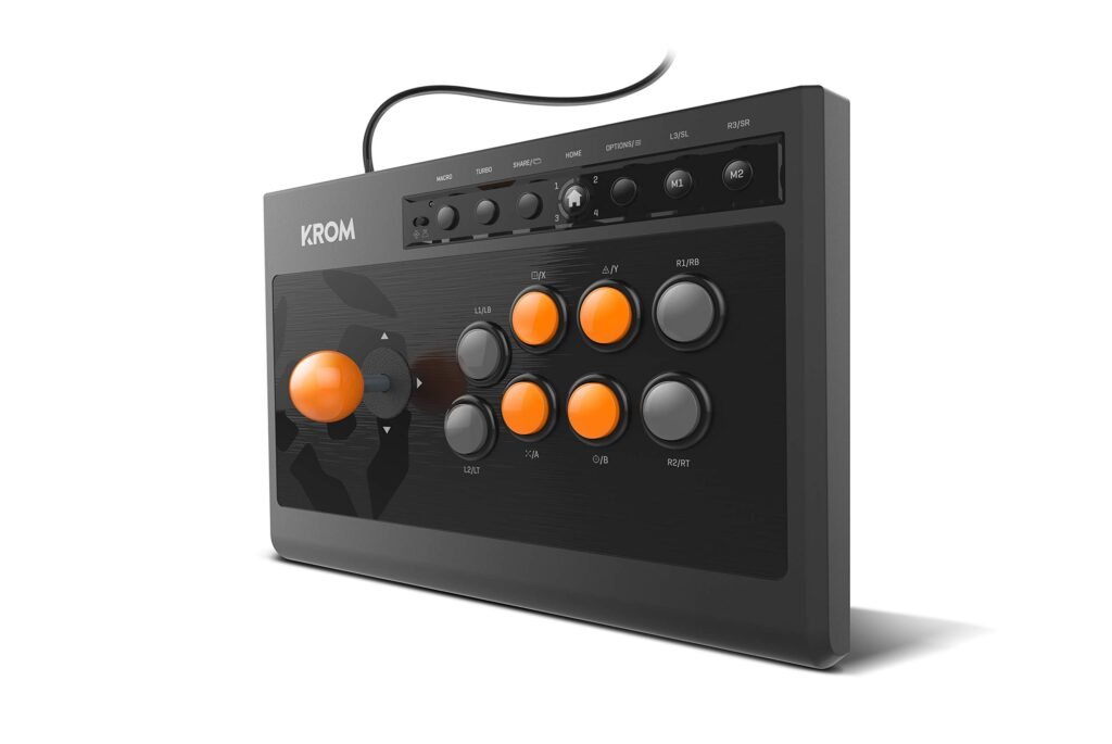 Oferton: KROM Kumite -NXKROMKMT- Gamepad Arcade Multiplataforma, Fighting Stick, Joystick, modos D-Pad o X/Y input, compatible PC, PS3, PS4 y XBOX One