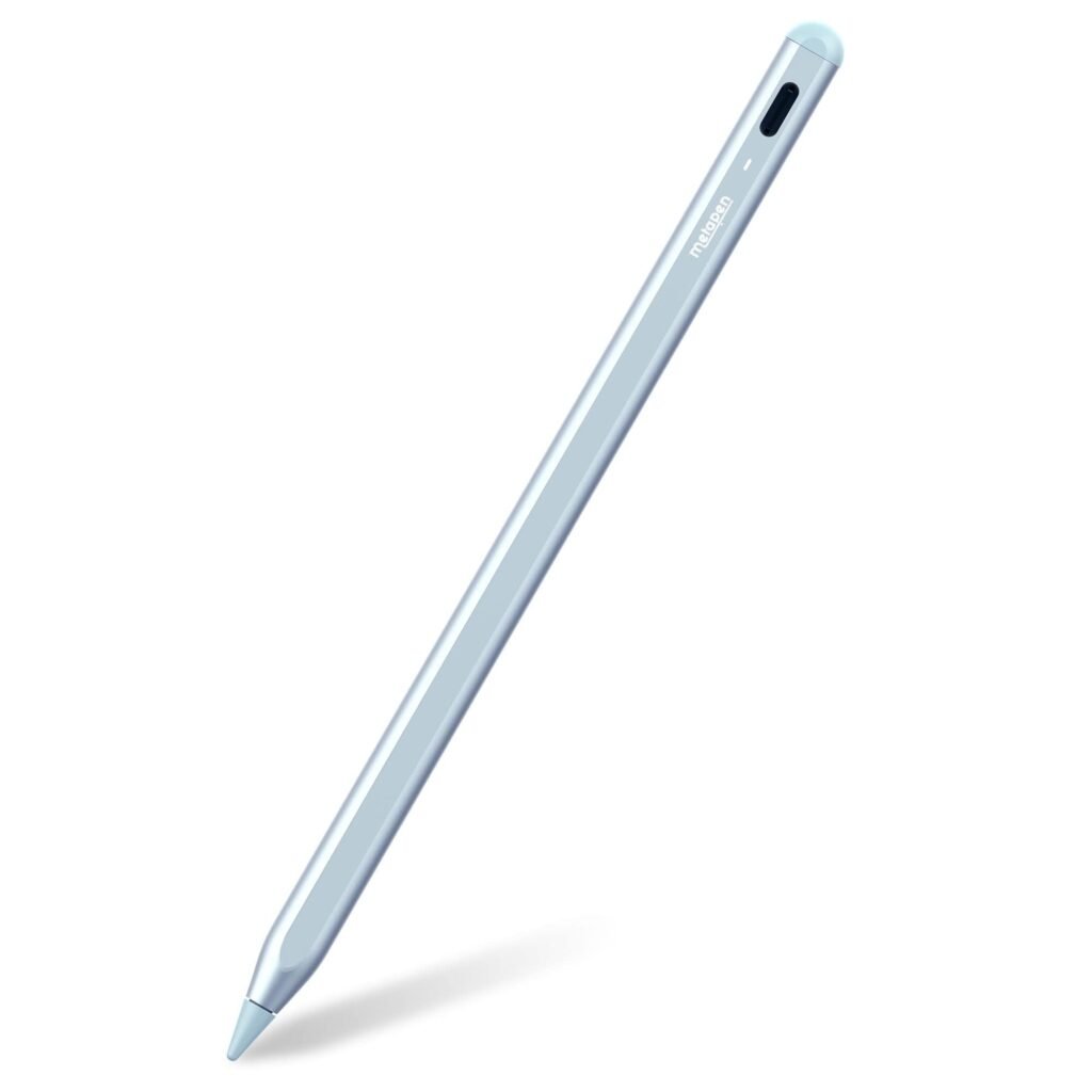 Oferton: 2024 Lápiz Táctil para iPad, Metapen A8 Azul – Precisión de Píxel, Baja Latencia, Ideal para Notas, Dibujo y Firma, Stylus Pen Compatible con iPad 6/7/8/9/10, Mini 5/6, Air 3/4/5/M2, Pro 3/4/5/6/M4