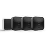 Oferton: Blink Outdoor | Cámara de vigilancia exterior HD inalámbrica y resistente a la intemperie, con 2 años de autonomía, detección de movimiento, compatible con Alexa | 3 cámaras