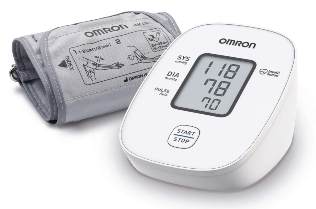 Oferton: OMRON X2 Basic Tensiómetro de Brazo digital, medición precisa de la presión arterial y el pulso, validado clinicamente, 1 Unidad (Paquete de 1)