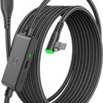 Oferton: INIU Cable Link de 5m, Cable Link USB 3.0 a USB C con Meta Oculus Quest 3s, Quest 3 2 1, Quest Pro, Pico 4, PC Steam VR Accesorios, Transferencia de Datos de Alta Velocidad, Cable para Auriculares VR