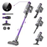 Oferton: Vistefly V15s MAX Aspiradora sin Cable, 580W 45Kpa Aspirador Escoba Potente 8 en 1 con Pantalla Táctil, Autonomía 70 Mins Modo Automático y Antienredos, para Suelo Alfombras Pelos Animales