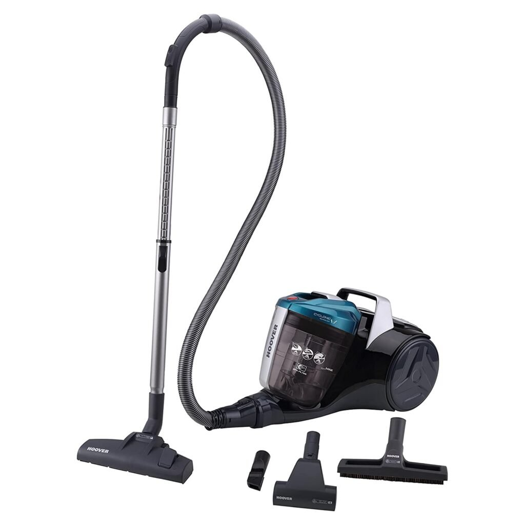 Oferton: Hoover Breeze BR71_BR30 – Aspiradora sin Bolsa Trineo, Especial Pelo Mascotas, Cepillo Parquet y Accesorio 2en1, Depósito 2L, Diseño Compacto, Ciclónico, 700W, Filtro Epa, 78dba, Cable 5m
