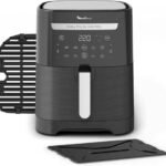 Oferton: Moulinex Easy Fry XXL 6,5 L EZ8018 Freidora de Aire 2 en 1 para Freír o a la Parrilla, con Poco o Sin Aceite, Pantalla Digital Táctil, 8 Programas, Comidas Sanas, Gran Capacidad, Hasta 8 personas