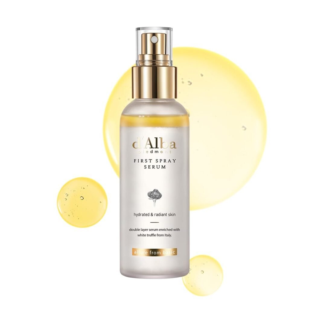 Oferton: d’alba First Spray Serum con Trufas Blancas Italianas, Cuidado de la piel vegano, bruma facial hidratante para todo tipo de piel, spray multifuncional, Skincare coreano (100ml)