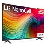 Oferton: LG 50NANO81T6A 50″, 4K NANOCELL, Smart TV, HDR10, WebOS24, Serie 81, Procesador Potente e Inteligente, Dolby Digital Plus, Gaming, Alexa/Google Assistant, Negro