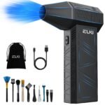 Oferton: EUKI Compressed Air Duster PC Cleaner, 150000RPM Air Blower for PC Cleaning, Electric air Dusters for Lego, 3-Speed Cordless Rechargeable Reusable Compress