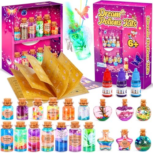 Oferton: Subtail Pociones Magicas Niñas – Kit De Manualidades Para Niña 6 7 8 9 10 11 12 Años – Fairy Magic Potion Kit | Arena Magica – Juguetes Creativos De Regalo Niña 6-11 Años