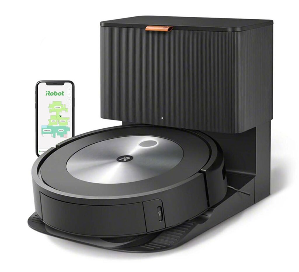 Oferton: iRobot Robot Aspirador con conexión Wi-Fi Roomba® j7+ con Vaciado automático de la Suciedad – Dos cepillos de Goma multisuperficie – Ideal para Mascotas – Aprende, mapea y se Adapta a tu hogar