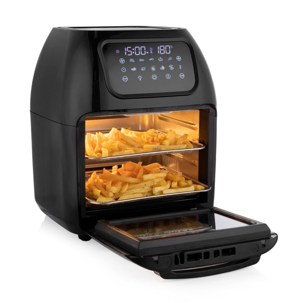 Oferton: Tristar FR-6964 Freidora sin aceite y horno multifunción, capacidad 10 L, panel de control digital, tiempo y temperatura regulable 65-200 °C, 10 programas, 1800 W, accesorios incluidos