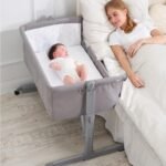 Oferton: Babify – Minicuna Colecho Regulable, Multialturas, Reclinable, Colchón Incluido, Color Gris, 1 Unidad