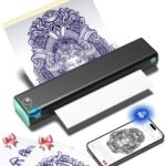 Oferton: Phomemo M08F Impresora Tattoo Termocopiadora Impresora Tatuajes Termica Tattoo con 10pcs Termocopiadora Tatuaje Papel de Tatuaje