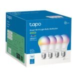 Oferton: TP-Link Tapo L530E 4-Pack – Bombilla LED inteligente Wi-Fi, multicolor, regulable, E27, 8.7 W 806 lm, compatible con Alexa y Google Home