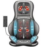 Oferton: Comfier Masajeador de Espalda y Cuello con Calor – Asiento de Shiatsu Masaje con Compresión, Sillón de Masaje de Amasamiento para Espalda, Cuello y Hombros