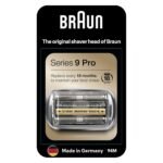 Oferton: Braun Series 9 Electric Shaver Replacement Head, Easily Attach Your New Shaver Head, Also Compatible with Series 9 Pro Electric Razors, 94M, Silver