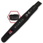 Oferton: Picsil Cinturón Lumbar para Levantamiento de Pesas, Ideal para Sentadillas, Peso Muerto, Zancadas, Cinturón Personalizable con Espacio para Parches, 6 Colores, 4 Tallas