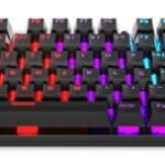 Oferton: Krom KASIC TKL -NXKROMKASICTKL – Teclado Gaming Mecánico RGB Rainbow, Sin Teclado Numérico, Modo Juego, Anti-gohsting, Windows 7 / 8 / 8.1 / 10, USB, layout español, Negro, normal