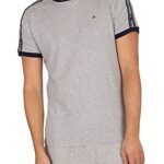 Oferton: Tommy Hilfiger Hombre Camiseta Manga Corta Cuello Redondo, Gris (Grey Heather), L