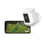 Oferton: Ring Spotlight Cam Plus Battery | Wireless outdoor Security Camera 1080p HD Video, Two-Way Talk, LED Spotlights, Siren, alternative to CCTV system | 30-day free trial of Ring Home