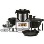 Oferton: Ufesa TotalChef RK7 Robot de Cocina Inteligente Multifunción, WIFI, 30 Funciones, 4.5L, Pantalla Táctil de 7 Pulgadas, Báscula Integrada, Recetario Interactivo, Color Plata/Negro